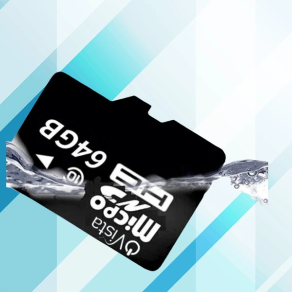 Ovista 64GB MicroSD Card – Class 10, 100MB/s, A1 Performance