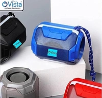 Ovista A005 Portable Bluetooth Speaker | FM, USB, AUX, LED Lights
