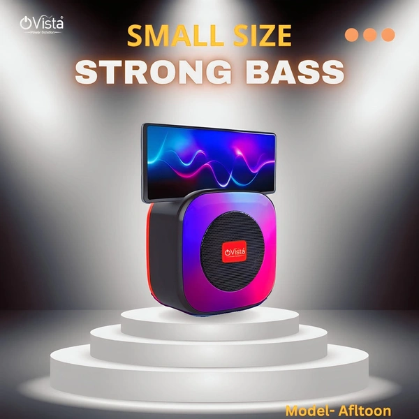 Ovista Aflatoon Super Bass 5W Bluetooth Speaker | Portable & Powerful