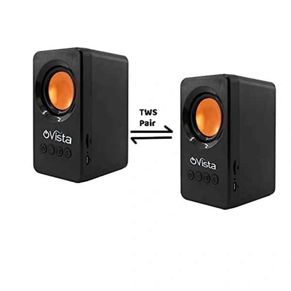 Ovista AK-1131 TWS Mini Bluetooth Speaker – Deep Bass, HD Sound & 6H Playtime