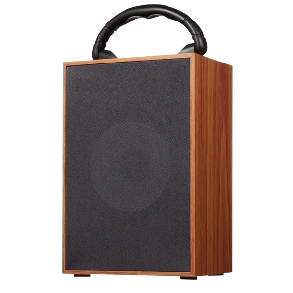 Ovista Portable Wooden Bluetooth Speaker | 14H Playtime & Mobile Stand