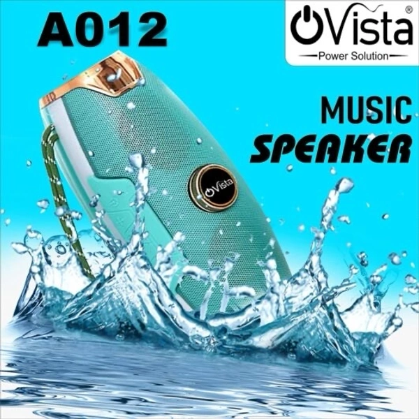 Ovista A012 Portable Bluetooth Speaker | FM, USB, AUX, 4H Playtime