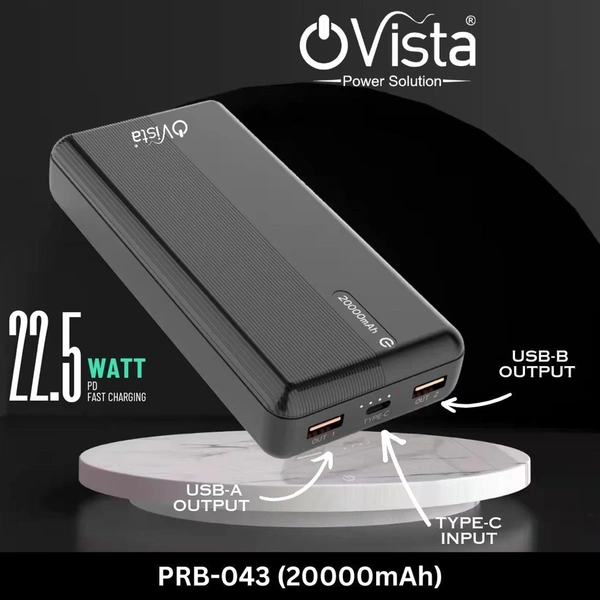 Ovista PRB-043 10000mAh Power Bank with 22.5W Fast Charging