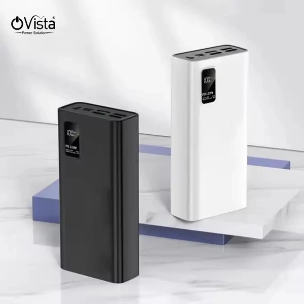 Ovista 30000mAh Power Bank – Fast Charging, LED Display & 4 Outputs PRB-072 