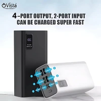 Ovista 30000mAh Power Bank – Fast Charging, LED Display & 4 Outputs PRB-072 