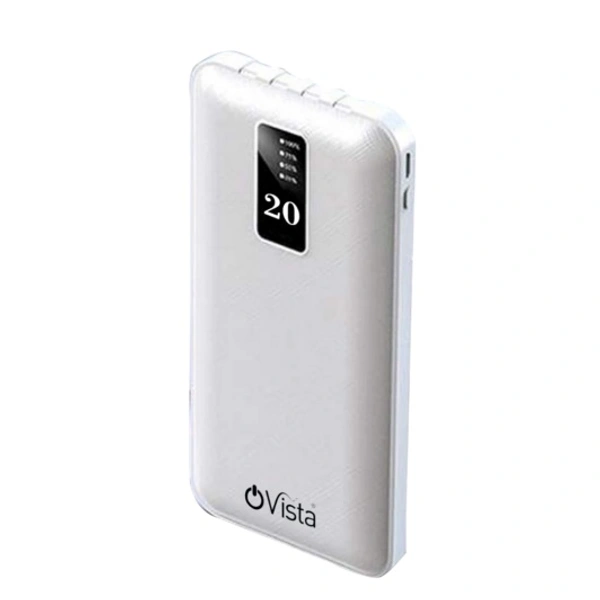 Ovista PRB 036 – 20000mAh Fast Charging Power Bank (White) 