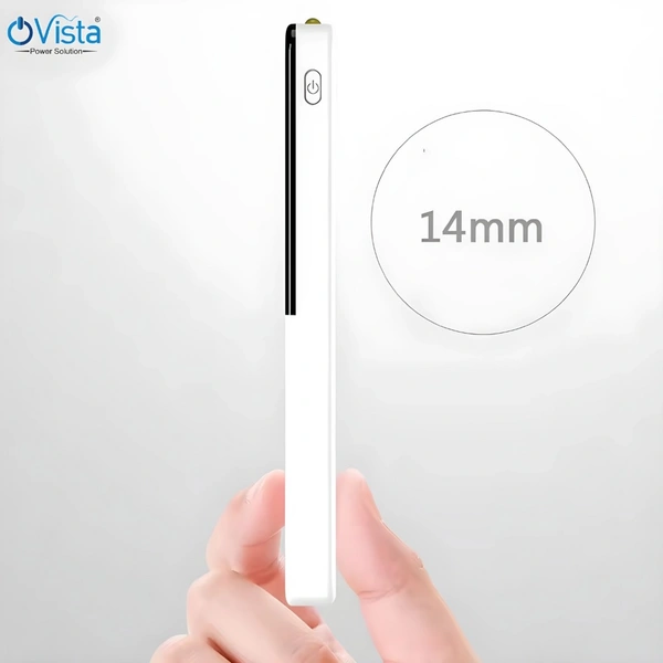 Ovista 20000mAh Slim Power Bank – Fast Charging, Dual USB, LED Display (White) Double Beauty 