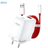 Ovista 80W SuperVooc Fast Charging Adapter | USB & Type-C Ports
