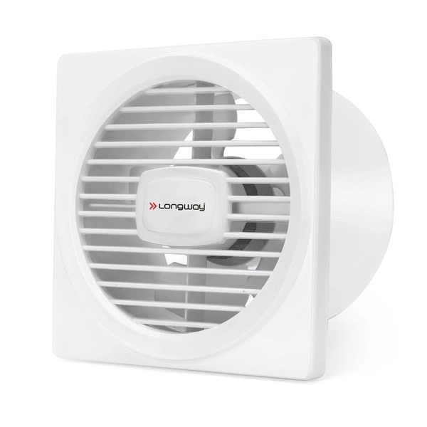 Longway Gusto 6 Inch 150 Mm Energy Efficient Exhaust Fan | High Speed Powerful Motor | Noiseless Operation & Easy To Clean | Suitable For Bathroom, Kitchen, Office | 2 Years Warranty