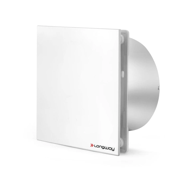 Longway FreshX 6 Inch 150 Mm Energy Efficient Exhaust Fan | High Speed Powerful Motor | Noiseless Operation & Easy To Clean | Rust Proof |Suitable For Bathroom, Kitchen, Office | 2 Years Warranty (White)