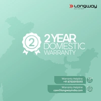 Longway Creta P1 600 Mm/24 Inch Ultra High Speed 4 Blade Anti-Dust Decorative Star Rated Ceiling Fan (Smoked Brown, Pack Of 1) 