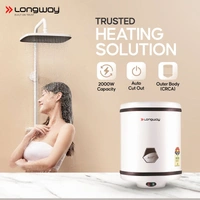 Longway Hotplus 35 Ltr 5 Star Rated Automatic Storage Water For Home, Water Geyser, Water Heater, Electric Geyser With Multiple Safety System & Anti-Rust Coating | 1-Year Warranty | (Ivory, 35 Ltr)