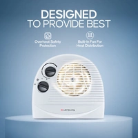 Longway Magma 2000/1000 W Fan Room Heater With ISI Approved ( White)