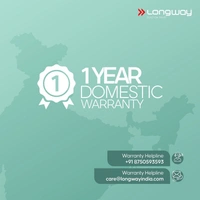 Longway Sunny Sun Room Heater 1000W Carbon Room Heater With ISI Approved (White)