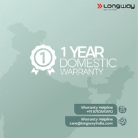 Longway Plancha Heavy Weight Non-Stick Teflon Coated Dry Iron, Electric Iron For Clothes | 1 Year Warranty | (1000 Watt, Black)