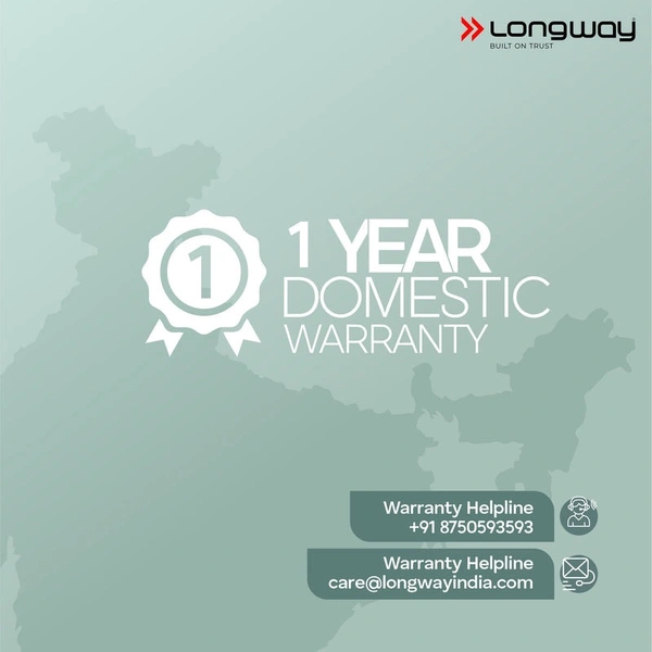 Longway Plancha Heavy Weight Non-Stick Teflon Coated Dry Iron, Electric Iron For Clothes | 1 Year Warranty | (1000 Watt, Black)