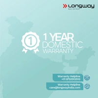 Longway Grace Light Weight Non-Stick Teflon Coated Dry Iron, Electric Iron For Clothes | 1 Year Warranty| (1100 Watt, Blue) 