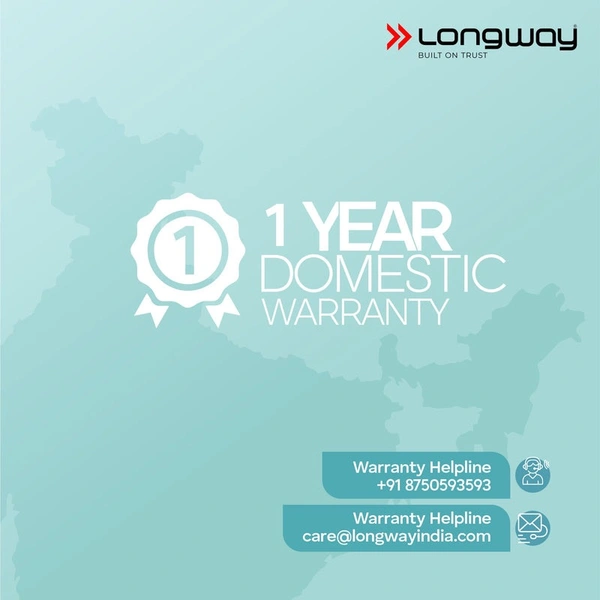 Longway Grace Light Weight Non-Stick Teflon Coated Dry Iron, Electric Iron For Clothes | 1 Year Warranty| (1100 Watt, Blue) 