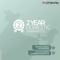 Longway Plancha Heavy Weight Non-Stick Teflon Coated Dry Iron, Electric Iron For Clothes | 1 Year Warranty| (1000 Watt, Blue)