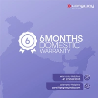 Longway Swatt Rechargeable Mosquito Racket | 3500V DC Voltage On The Net Mesh| Insect Killer Bat | 1200mAH Battery | Large Net Area For Better Coverage | Long Lasting Internal Battery | 6 Months Warranty (Black)