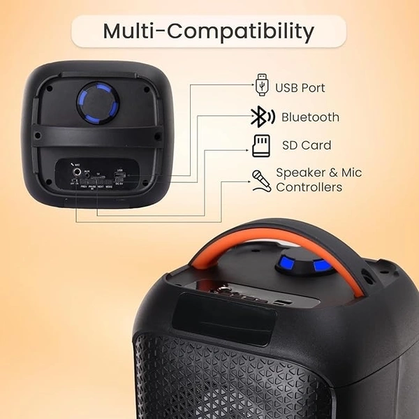 Krisons KRISONS Eternal Triple Woofer 100 W Multi-Media Bluetooth Party 