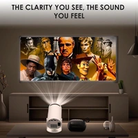 Krisons ZYTEL-003 Smart LED Projector 720p HD with Free 10W Bluetooth Speaker