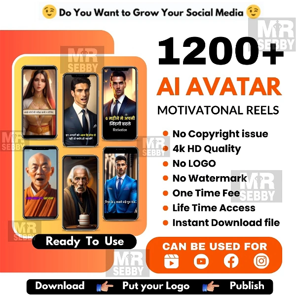 Ai Motivational 1200+ Videos Bundle