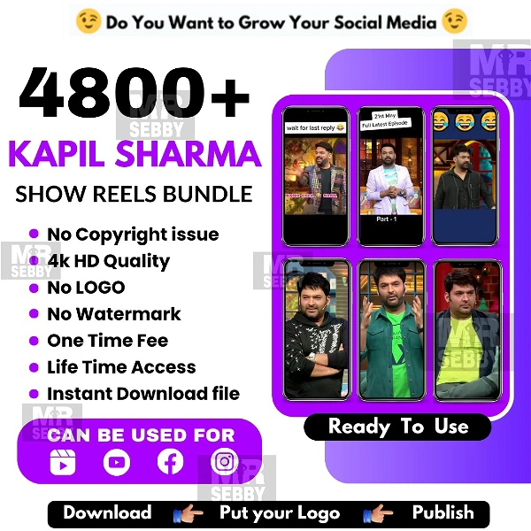 4800+ The Kapil Sharma Show Reels Bundle