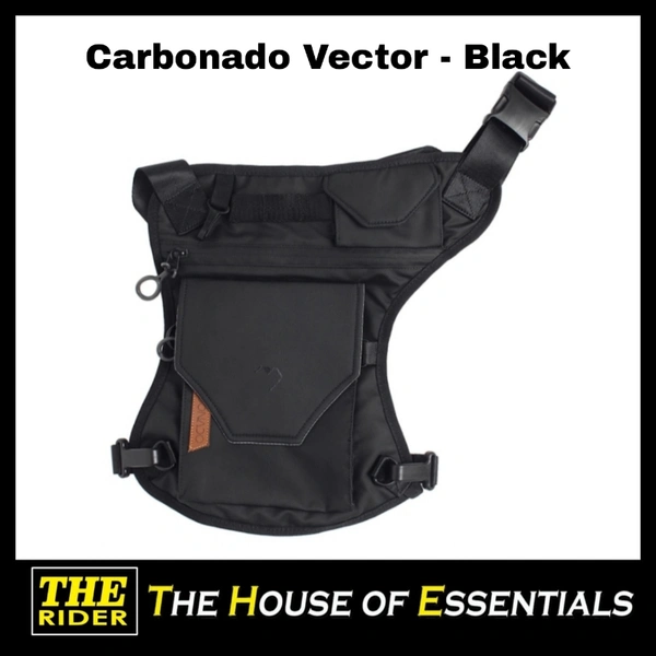 Carbonado Vector Waist Bag - Black