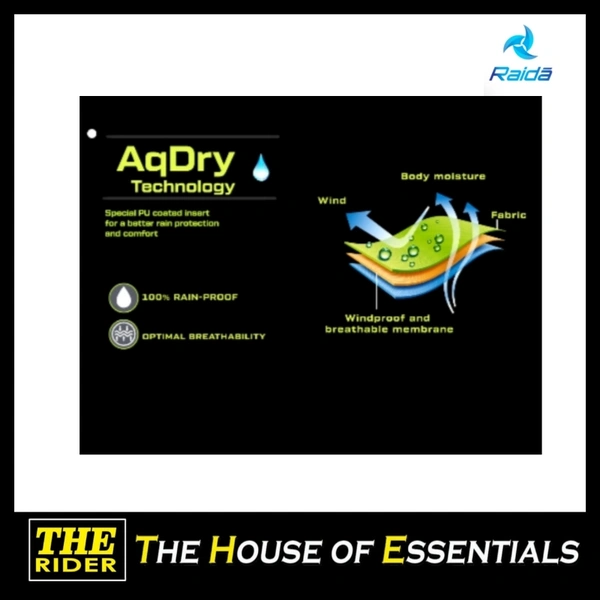 Raida Aqdry Waterproof Gloves - Black & Hi-Vig, M