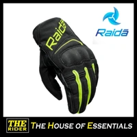 Raida Aqdry Waterproof Gloves - Black & Hi-Vig, M