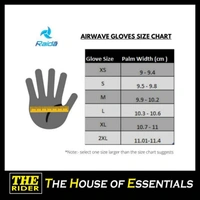 Raida Aqdry Waterproof Gloves - Black & Hi-Vig, M