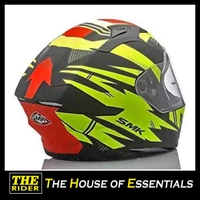SMK STELLAR TREK - Mat Red Black Neon, XL