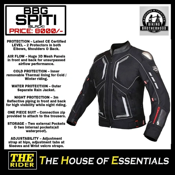 BBG Spiti - Black, L