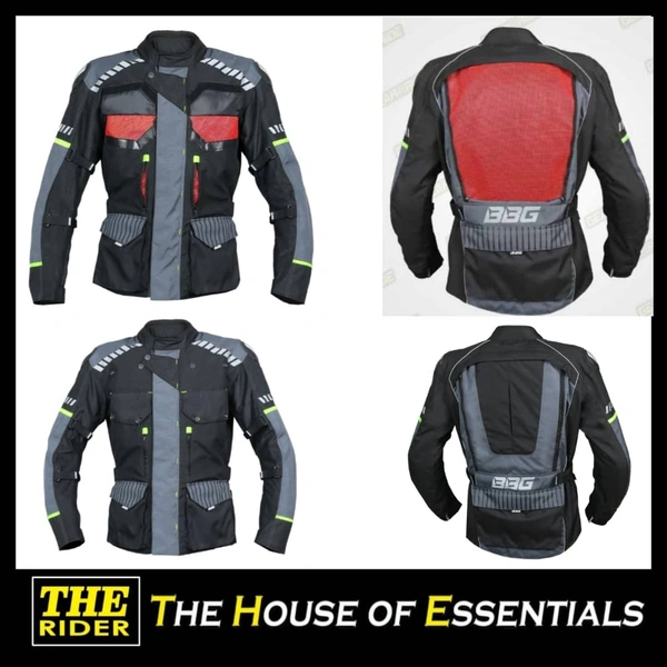 BBG ADVENTURE  - Black Grey Neon, XL