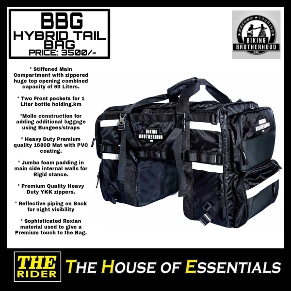 BBG Hybrid Tail Bag - Black
