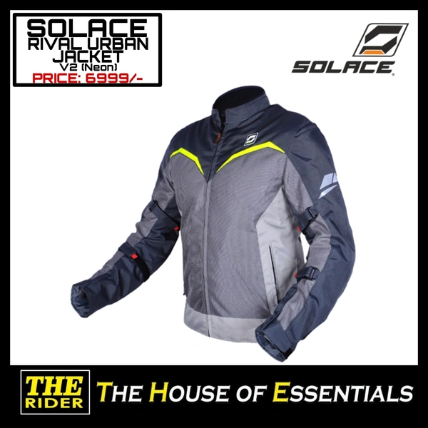 Solace Rival Urban V2  - Grey Neon, XL