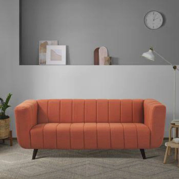3 Seater Sofa IS002 - Bittersweet, 72"L