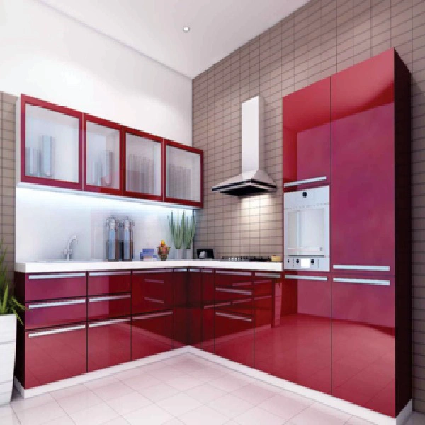 Acrylic based Modular Kitchen 
