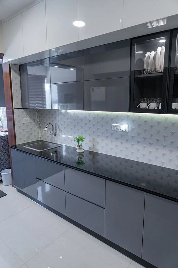 Acrylic based Modular Kitchen 