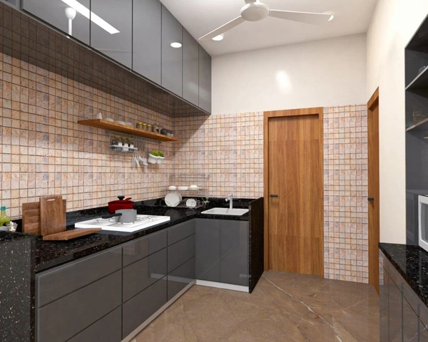 Acrylic based Modular Kitchen 