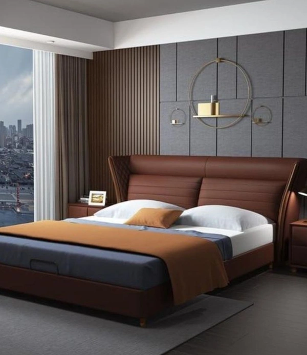 Upholstered Bed 005 - Carnaby Tan, 78*72