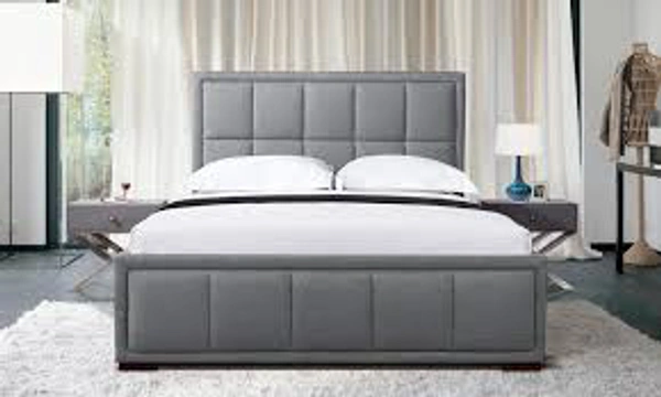 Upholstered Bed 006 - Dove Gray, 78*72