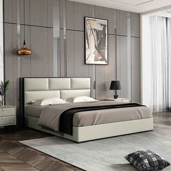 Upholstered Bed 009 - Silver, 78*72