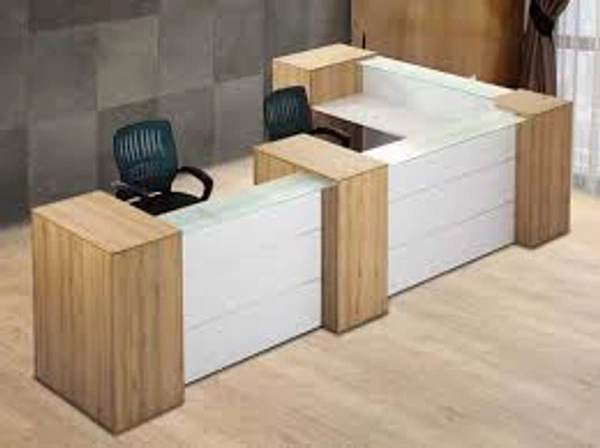 Office Reception  - Nutmeg Wood Finish, 7*2.6"
