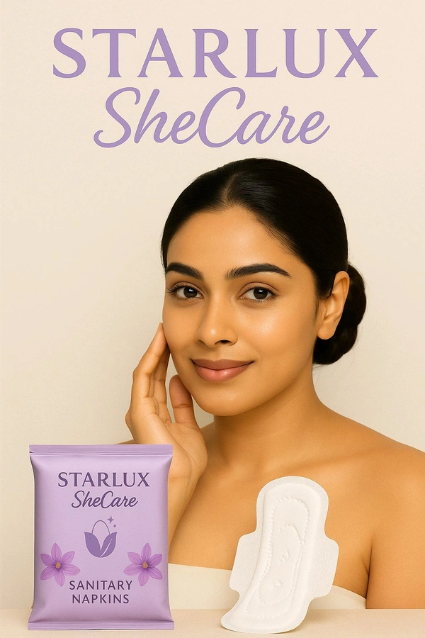 STARLUX SHECARE SANITARY NAPKINS  - L