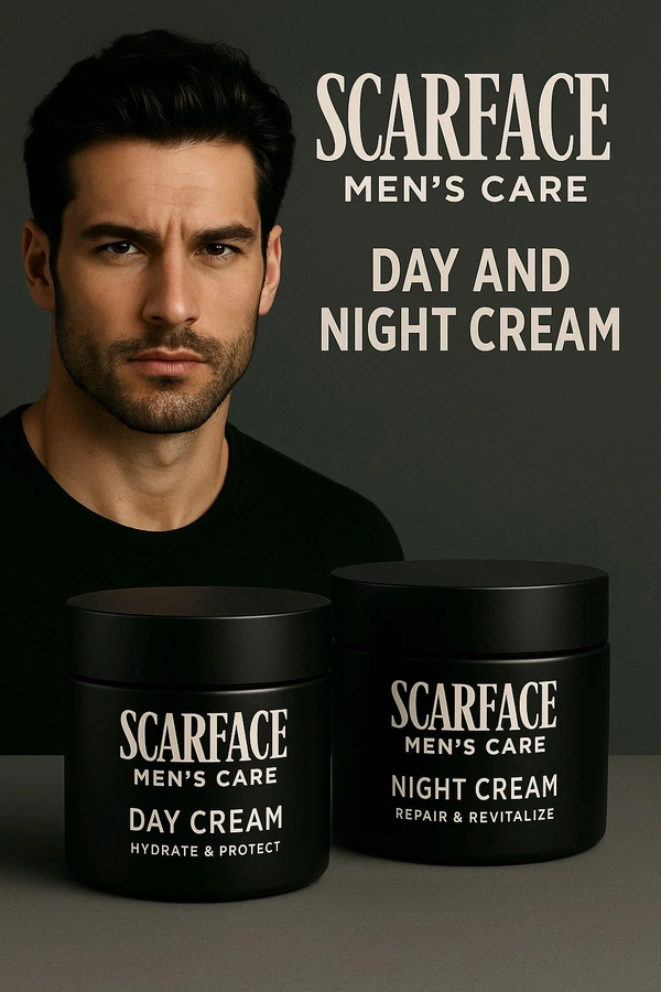 SCAREFACE MENS DAY AND NIGHT CREAM 