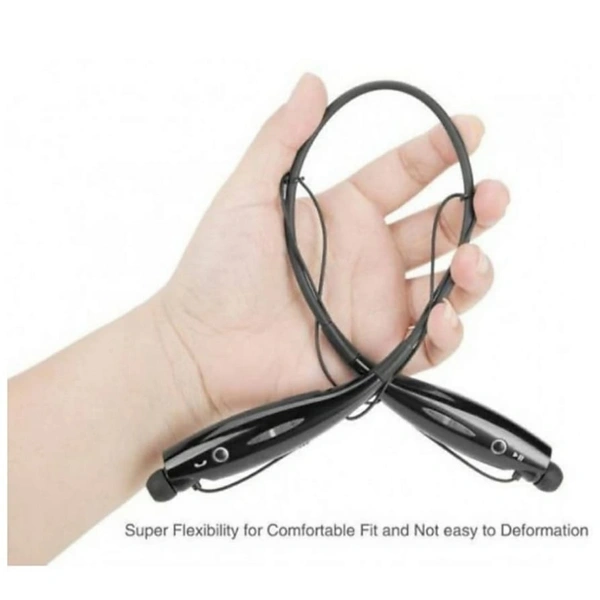 Bluetooth Headphones, Bluetooth Earphone, Wireless Headphones  - black , free 
