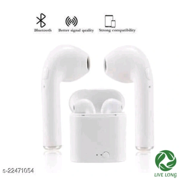 Bluetooth Headphones, Bluetooth Earphone, Wireless Headphones  - white, free