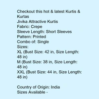 Gown Kurtis For Women  - white , M, L, XL, XXL